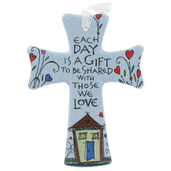 Blue Each Day Is A Gift Wall Cross Hobby Lobby 895821